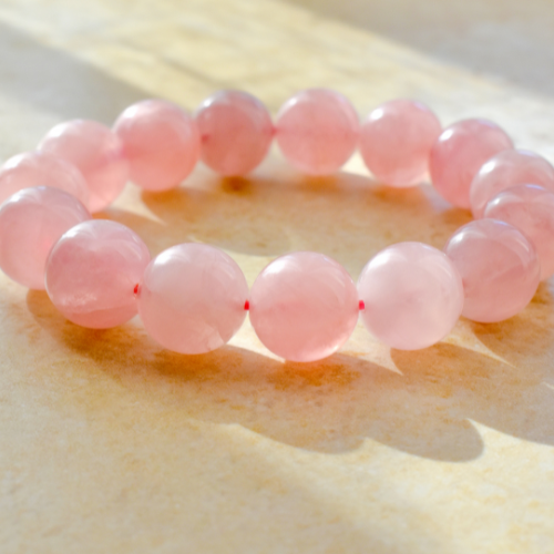 Rose Quartz Bracelet - Love . Compassion . Harmony